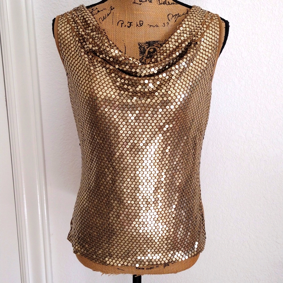 Mk Sequin Top
